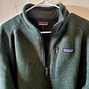 PATAGONIA BETTER SWEATER 1/4 ZIP FLEECE JACKET